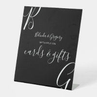 Schwarz-Weiß-Eintritte Hochzeitskarten und Geschen
