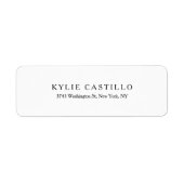 Schwarz-weiß Einzigartig klassisches Beruflich (Vorne)