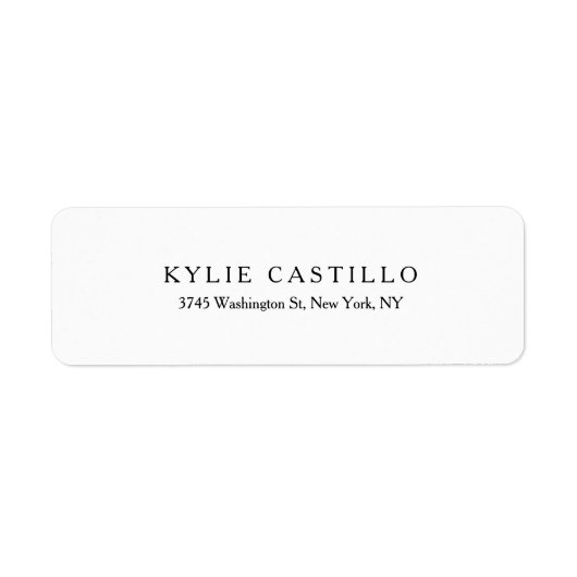 Schwarz-weiß Einzigartig klassisches Beruflich (Vorne)