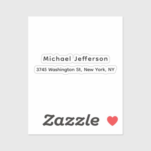 Schwarz-weiß Einzigartiges klassisches Elegant Sch Aufkleber (Blatt)