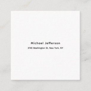 Schwarz-weiß Einzigartiges klassisches Elegant Sch Begleitkarte