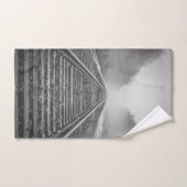 Schwarz-Weiß-Eisenbahn Nr. 3 Badhandtuch Set (Handtuch)