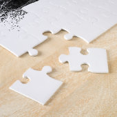 Schwarz-Weiß-Elefant Puzzle (Seite)