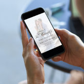 Schwarz-Weiß-Elegant-Kalligrafie-Script-Foto Einladung