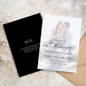 Schwarz-Weiß-Elegant-Kalligrafie-Script-Foto Einladung