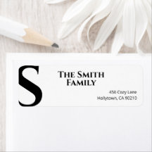 Schwarz-weiß Elegant Minimal Modernst einfach