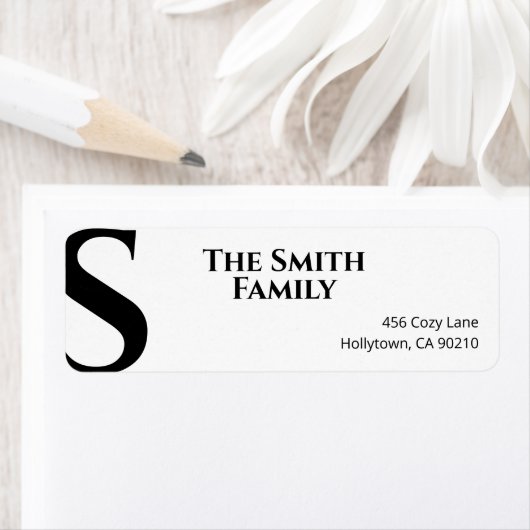 Schwarz-weiß Elegant Minimal Modernst einfach (Insitu)