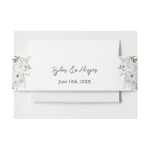 Schwarz-Weiß Elegante Blumenstrauß Modern