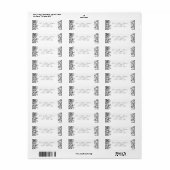 Schwarz-Weiß-Elegante Florentinertoile (Vorne)