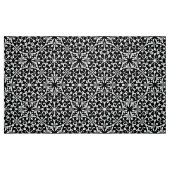 Schwarz-Weiß-elegantes Vintages Damasketmuster Stoff (Fat Quarter (45,7 x 55,9 cm))