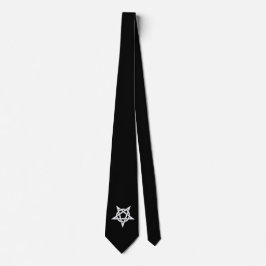 Schwarz-weiß - Emo - Neck Tie Krawatte