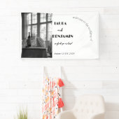 Schwarz-Weiß-Esstisch Banner (Insitu)