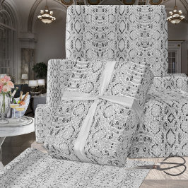 Schwarz-Weiß-Exotik Geschenkpapier