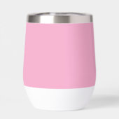 Schwarz-Weiß-Extravagant-Monogramm-Rosa (Rückseite)