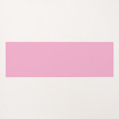 Schwarz-Weiß-Extravagant-Monogramm-Rosa Yogamatte (Rückseite (Horizontal))