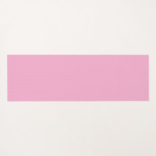 Schwarz-Weiß-Extravagant-Monogramm-Rosa Yogamatte (Rückseite (Horizontal))