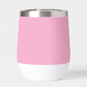 Schwarz-Weiß-Fancy-Monogramm Rosa (Rückseite)