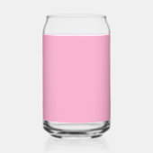 Schwarz-Weiß-Fancy-Monogramm Rosa Dosenglas (Rückseite)