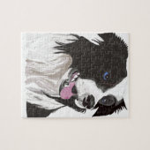 Schwarz-Weiß-Farb-Augen Puzzle (Horizontal)