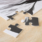 Schwarz-Weiß-Farb-Augen Puzzle (Seite)