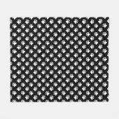 Schwarz-Weiß-Farbe Fleecedecke (Vorderseite (Horizontal))