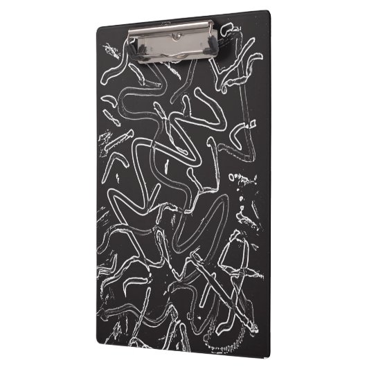 Schwarz-Weiß-Farbe Klemmbrett (Links)