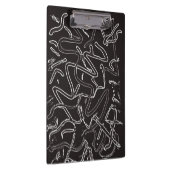 Schwarz-Weiß-Farbe Klemmbrett (Rechts)