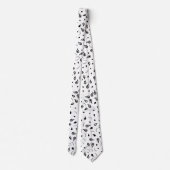 Schwarz/Weiß-Farbton Krawatte (Rückseite)