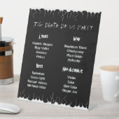 Schwarz-Weiß-Feuer Sockelschild (In Situ)