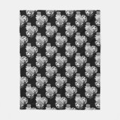 Schwarz-Weiß-Filmklassiker Binge Watching Fleecedecke (Vorderseite)