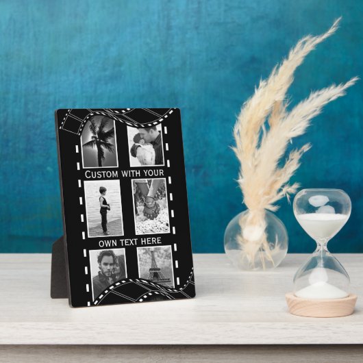 Schwarz-Weiß-Filmrolle Fotoplatte (Seite)