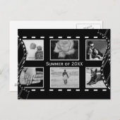 Schwarz-Weiß-Filmrolle Postkarte (Vorne/Hinten)