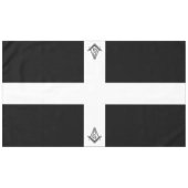 Schwarz-Weiß-Filmtabletten und Dekorationen Tischdecke (Vorderseite (Horizontal))