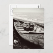 Schwarz-Weiß-Fischerei Postkarte (Vorne/Hinten)
