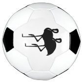 Schwarz-Weiß-Flamingo Fußball (Gedreht)