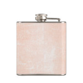 Schwarz-Weiß-Flasche mit sonnigen Drinks Flachmann (Rückseite)