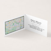 Schwarz-Weiß-Flaschen, Bar/Weinkeller, im Detail Visitenkarten (Innenseite)