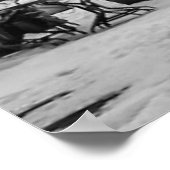 Schwarz-Weiß-Flatiron-Gebäude-Foto im NYC Poster (Ecke)