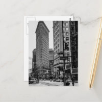 Schwarz-Weiß-Flatiron-Gebäude-Foto im NYC