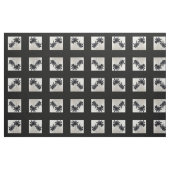Schwarz-Weiß-Florals Stoff (Fat Quarter (45,7 x 55,9 cm))