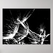 Schwarz-Weiß-Flüstern Poster (Vorne)