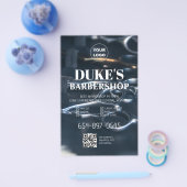 Schwarz-Weiß-Flyer für Barbier  Flyer (Einzeln)