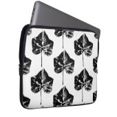 Schwarz-Weiß-Folie Laptopschutzhülle (Vorne Rechts)