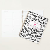 Schwarz + Weiß Folien Pink Apple Lehrer Planner Planer (Anzeige)