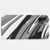 Schwarz-Weiß-Form Case-Mate iPhone Hülle (Rückseite (Horizontal))
