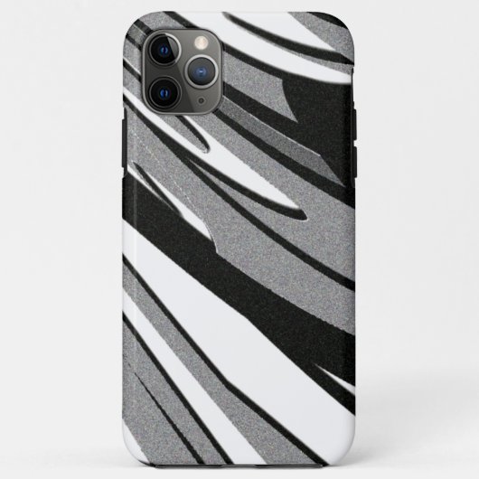 Schwarz-Weiß-Form Case-Mate iPhone Hülle (Rückseite)