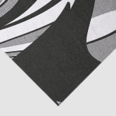 Schwarz-Weiß-Form Seidenpapier (Ausschnitt)