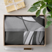 Schwarz-Weiß-Form Seidenpapier (Geschenk)