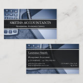 Schwarz-Weiß-Foto-Buchhalter - Visitenkarte (Vorne/Hinten)