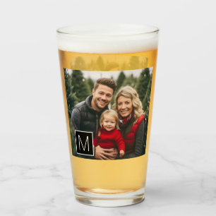 Schwarz-Weiß-Foto-Collage 1 Benutzerdefiniertes Mo Glas